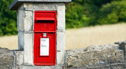 Red postbox